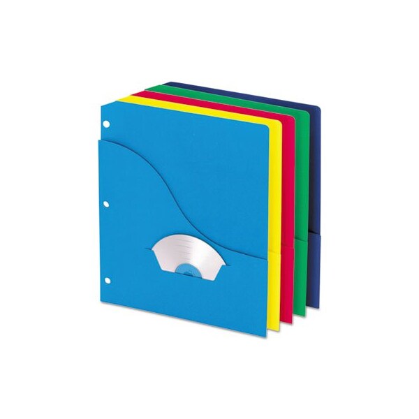 Tops Business Forms Pendaflex, POCKET PROJECT FOLDERS, 3-HOLE PUNCHED, LETTER SIZE, ASSORTED COLORS, 10PK 32900 - main